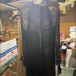 Vintage long sheer dress